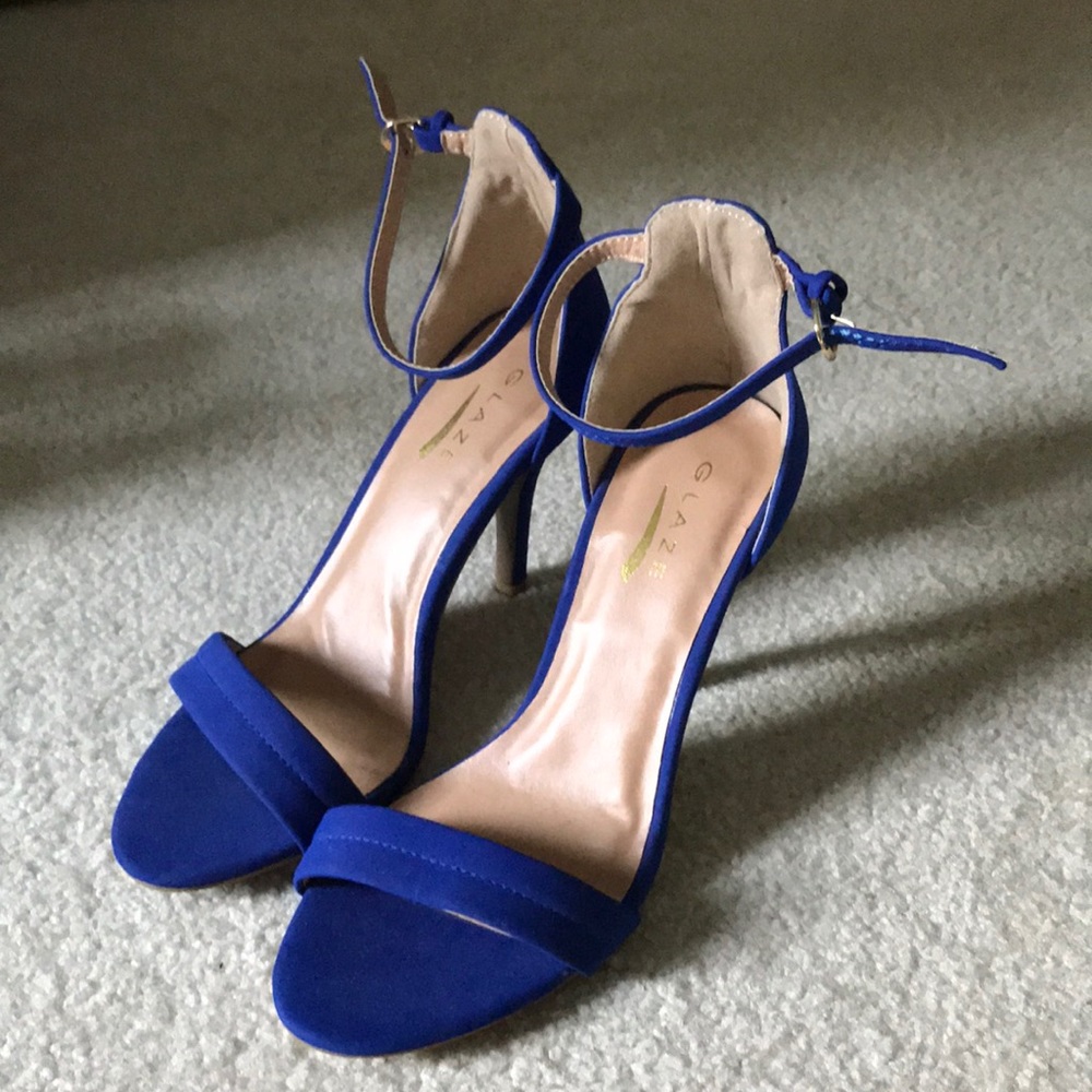 Peep toe stilettos